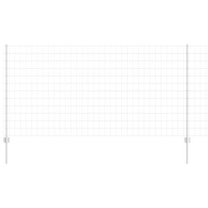 vidaXL Geschwei&szlig;ter Drahtzaun 10 x 1,2 m (B x H) Feuerverzinkter Stahl