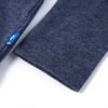 Kinder-Langarmshirt Dunkelblau Melange 128