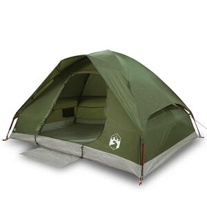vidaXL Kuppel-Campingzelt 2 Personen Olivgr&uuml;n Wasserdicht