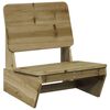 vidaXL Gartenstuhl 60x64x70,5 cm Kiefernholz Impr&auml;gniert