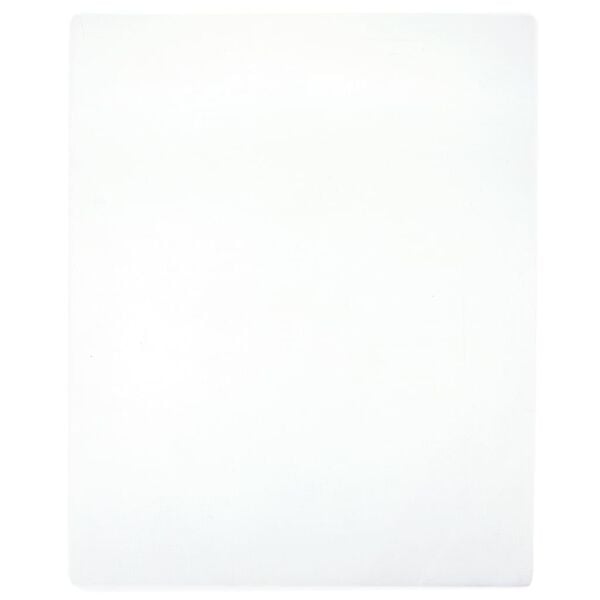 vidaXL Spannbettlaken 2 Stk. Jersey Wei&szlig; 100x200 cm Baumwolle