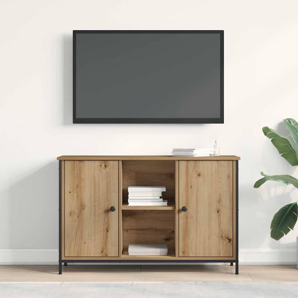 vidaXL TV-Schrankset Artisan-Eiche 101 x 35 x 65 cm Holzwerkstoff