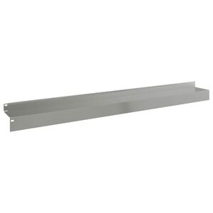 vidaXL Raseneinfassung 20 stk. 100 x 10 x 8 cm Stahl Silber