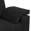 vidaXL 2-teiliges Sofa-Set mit Kissen, schwarzer Samt