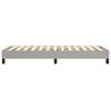 vidaXL Boxspringbettgestell Hellgrau 80x200 cm Stoff