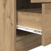vidaXL Highboard mit Schubladen Artisan-Eiche 45,5 x 34 x 127 cm