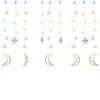 vidaXL Lichterketten Stern und Mond Fernbedienung 345 LED Bunt