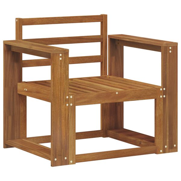 vidaXL Outdoor-Sofagarnitur Massivholz Akazie Natur