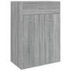 vidaXL Schuhschrank Grau Sonoma 60x35x84 cm Holzwerkstoff