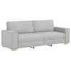 vidaXL 3-Sitzer-Sofa Wolkengrau 220x78x84 cm Stoff