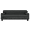 vidaXL Kindersofa Schwarz 90x53x30 cm Kunstleder