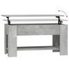 vidaXL Couchtisch Betongrau 101x49x52 cm Holzwerkstoff