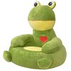 vidaXL Pl&uuml;sch-Kindersessel Frosch Gr&uuml;n