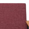 vidaXL Sessel Weinrot 59 x 75 x 78 cm Stoff
