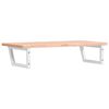 vidaXL Waschbeckenregal Wandmontage Stahl und Massivholz Buche