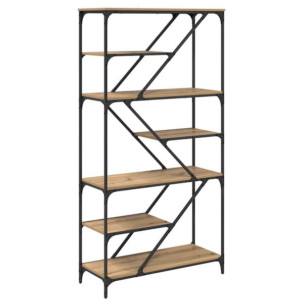 vidaXL B&uuml;cherregal Artisan-Eiche 91 x 36 x 176 cm Holzwerkstoff