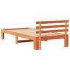 vidaXL Bettrahmen Wachsbraun 90 x 190 cm Massives Kiefernholz