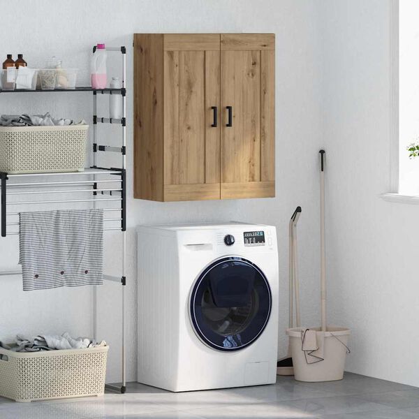 vidaXL Wandschrank Artisan-Eiche 69,5 x 34 x 90 cm Holzwerkstoff