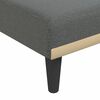vidaXL Schlafsofa in L-Form Dunkelgrau 275x140x70 cm Stoff