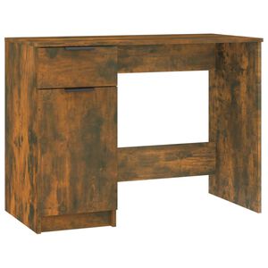 vidaXL Schreibtisch R&auml;uchereiche 100x50x75 cm Holzwerkstoff
