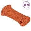 vidaXL Bootsseil Orange 5 mm 25 m Polypropylen