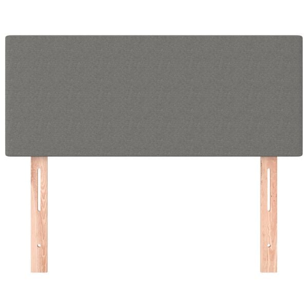 vidaXL Kopfteil Dunkelgrau 80x5x78/88 cm Stoff
