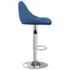 vidaXL Barhocker 2 Stk. Blau Samt