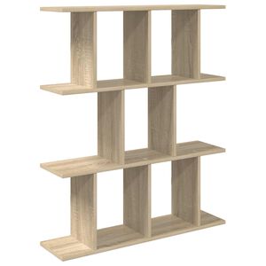 vidaXL Wandregal Sonoma-Eiche 102 x 20 x 96 cm Holzwerkstoff