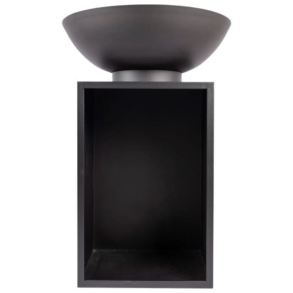 RedFire Gartengrill mit Holzlager Onyx 60 cm Schwarz