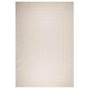 vidaXL Teppich ZIZUR Creme 240x340 cm Jute-Optik Indoor und Outdoor