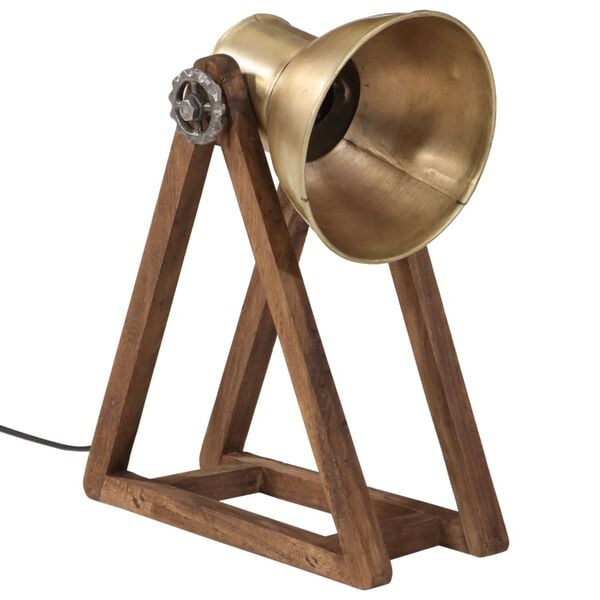 vidaXL Schreibtischlampe 25 W Antik-Messing 30x17x40 cm E27