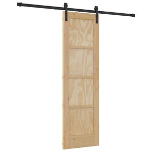 vidaXL Schiebet&uuml;r 61 x 198,5 cm Massives Kiefernholz