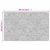 vidaXL Teppich Waschbar Grau 190x300 cm