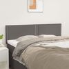 vidaXL Kopfteile Grau 144x5x78/88 cm Kunstleder