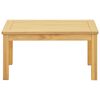vidaXL Couchtisch Helles Akazienholz 70 x 40 x 36 cm Massivholz Akazie