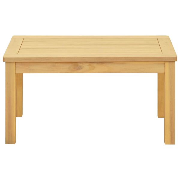 vidaXL Couchtisch Helles Akazienholz 70 x 40 x 36 cm Massivholz Akazie