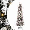 vidaXL K&uuml;nstlicher Weihnachtsbaum Wei&szlig; 210 cm