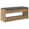 vidaXL Schuhbank mit Kissen Artisan-Eiche 103 x 38 x 45 cm