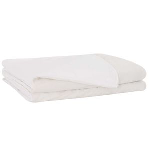 vidaXL Gewichtsdecke Wei&szlig; 152 x 203 cm 11 kg 100% Baumwolle 205T