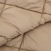 vidaXL Sommerdecke Taupe 240 x 260 cm Mikrofaser