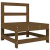 vidaXL 7-tlg. Garten-Lounge-Set Honigbraun Massivholz Kiefer