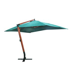 vidaXL Ampelschirm Melia 300x400 cm Gr&uuml;n