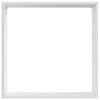 vidaXL Raseneinfassung 6 pcs Wei&szlig; 40 x 40 x 13 cm Stahl