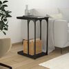 vidaXL Beistelltisch Schwarz 40x30x60 cm Holzwerkstoff