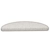 vidaXL Stufenmatten Selbstklebend Sisal-Optik 30Stk. 65x21x4cm Platina