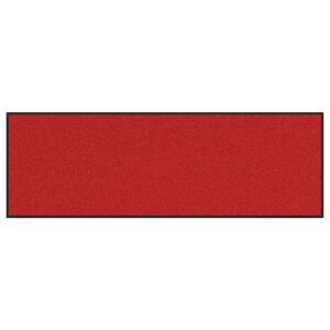 vidaXL Fu&szlig;matte Rot und Schwarz 60 x 180 cm 100% Polyamid