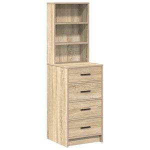 vidaXL Hochboard Sonoma-Eiche 40 x 41 x 135 cm Holzwerkstoff