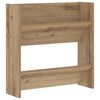 vidaXL Schuhschrank Artisan-Eiche 60 x 18 x 60 cm Holzwerkstoff