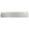 vidaXL Rasenkanten 10 pcs Silber 103 x 0,05 x 22 cm Verzinkter Stahl