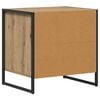 vidaXL Nachttisch 2 pcs Kunsthandwerk Eiche 50 x 39,5 x 50 cm